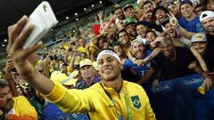 El delantero brasile&ntilde;o del PSG, Neymar Junior, con la selecci&oacute;n de Brasil.