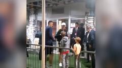 El detallazo de Cristiano con Matic y su hijo tras el partido