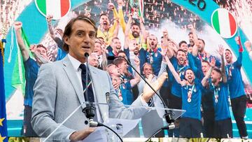 Desvelan la charla de Mancini antes de España: "Nos jugaremos el Mundial"