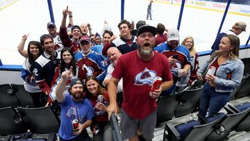 Colorado Avalanche fans celebrate