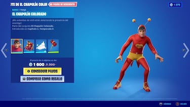 Fortnite: skin El Chapulín Colorado ya disponible; precio y contenidos