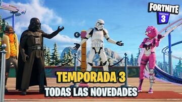 Todas las novedades de Fortnite Temporada 3: nuevas armas, mapa, skins y más