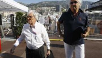 Ecclestone y Briatore siguen siendo muy amigos.