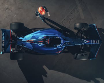 El coche de los pilotos Alex Albon y Nicholas Latifi para 2022.