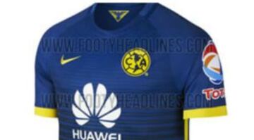 El tono azul se mantiene en la playera de visitante del América para la siguiente campaña de la Liga MX.