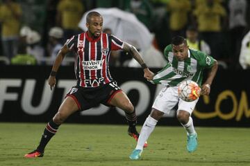 Nacional derrotó 4-1 a Sao Pablo en semifinales (en el marcador global). Miguel Borja fue la figura con dos dobletes.