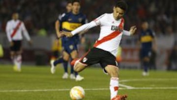 Te&oacute;filo Guti&eacute;rrez en el supercl&aacute;sico ante Boca
 
 