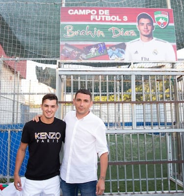 Brahim Díaz ya tiene un campo a su nombre en su barrio