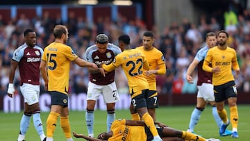 Mosquera y la lesión ante Aston Villa.