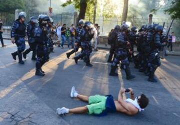 Protestas en plena Copa Confederaciones