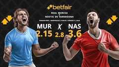 Real Murcia vs. Nàstic de Tarragona: horario, dónde ver, pronósticos y cuadro