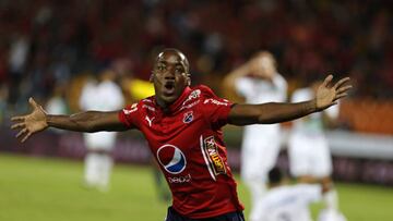 14 de mayo de 2016.-Independiente Medell&Atilde;&shy;n vs Once Caldas fecha 18 Liga &Atilde;guila 2016. En foto: Luis Tipton