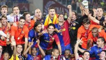 <b>ELOGIOS.</b> El Barcelona recibe los elogios de la prensa mundial después de ganar la Liga de Campeones.