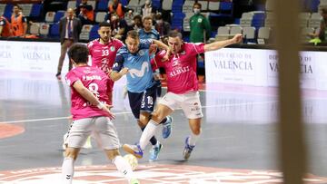 Imagen del partido de la final del Playoff de la Liga de Fútbol Sala entre Movistar Inter y Viña Albali Valdepeñas.