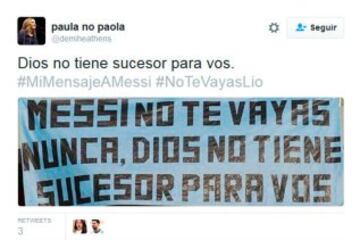 Un claro mensaje para Lionel Messi
