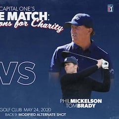 Duelo solidario Tiger-Manning vs Mickelson-Brady el 24 de mayo