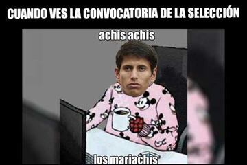 Los memes de la convocatoria de la Selección Mexicana