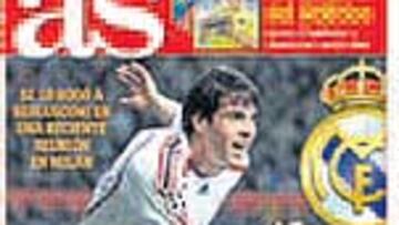 Portada de As sobre Kaká
