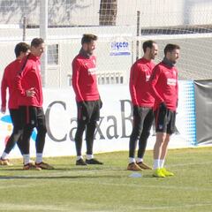 El Atlético entrenó sin Costa que está con problemas estomacales