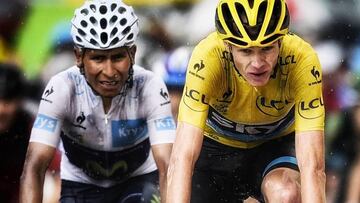 Nairo y Froome de nuevo se ven en el Tour de Francia