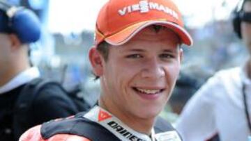<b>MUY SÓLIDO. </b>Bradl no ocultaba su felicidad.