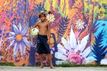El fútbol en las favelas de Brasil