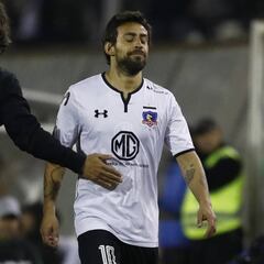 Jorge Valdivia salió lesionado a los nueve minutos ante Audax