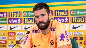 Alisson Becker, arquero de la Selección de Brasil