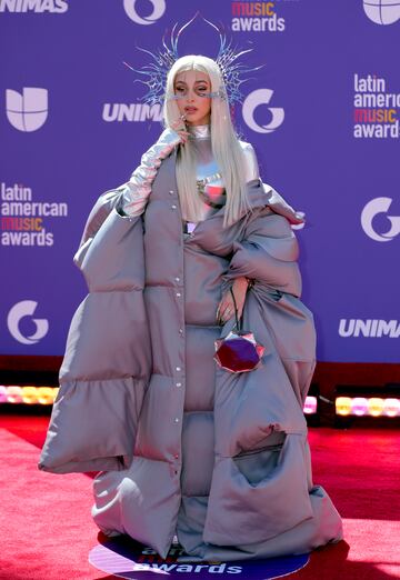 Mar Solis durante la alfombra roja de los Latin American Music Awards 2023.

 
  