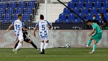 Marco Asensio marc&oacute; as&iacute; el segundo gol del Madrid ante el Legan&eacute;s.