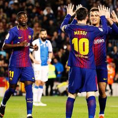 Messi ajusticia a un Leganés luchador con un hat-trick
