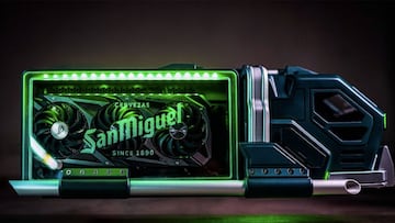 San Miguel monta un PC con forma de camión de cerveza
