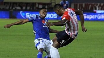 Partido de la Liga BetPlay entre Junior y Millonarios