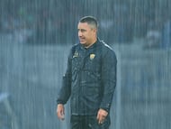 Efrain Juarez head coach of Pumas during the 7th round match between Pumas UNAM and Atlas as part of the Liga BBVA MX, Torneo Apertura 2025 at Olimpico Universitario Stadium, on August 31, 2025 in Mexico City, Mexico.