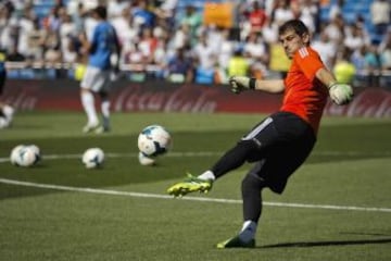 Iker Casillas, suplente ante el Bilbao.
