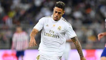 Mariano D&iacute;az, en la final de la Supercopa de Espa&ntilde;a contra el Atl&eacute;tico.