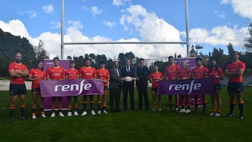 Renfe ya es el tren oficial de la selecci車n espa?ola de rugby