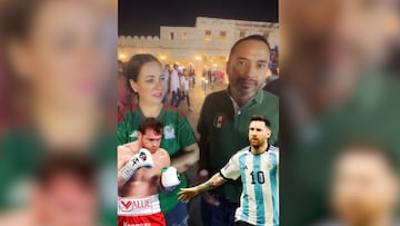 Esto dijeron los aficionados en Qatar sobre la polémica entre Canelo y Messi