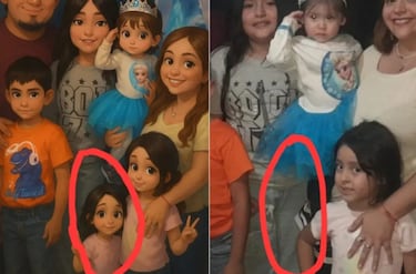 Una familia crea una foto al estilo de Studio Ghibli con IA y descubre una “niña fantasma”