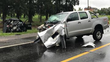Cuatro hinchas de Boca fallecen en un accidente de tráfico