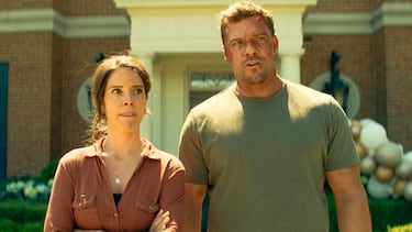 ‘Reacher’: la mujer de Alan Ritchson manda un mensaje al interés amoroso de su marido en la serie