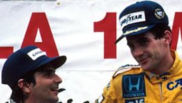 Triples campeones. Nelson Piquet y Ayrton Senna son los pilotos brasile&ntilde;os m&aacute;s laureados, por delante de Emerson Fittipaldi.
 