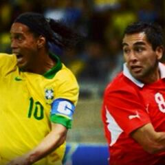 El día que Ronaldinho esperó a Meneses para cambiar camisetas