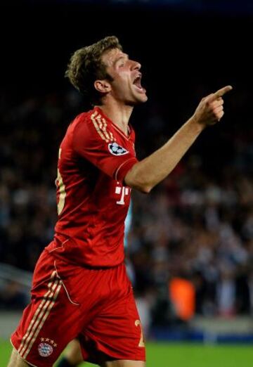 Thomas Müller celebra el definitivo 0-3.