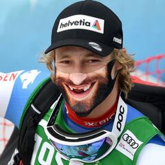 Con mascarilla en la Copa del Mundo de esquí alpino