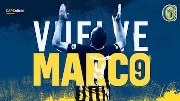 Marco Ruben regresa a Rosario Central