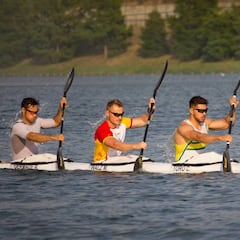 El K4 de oro pasa una primera reválida en el Europeo