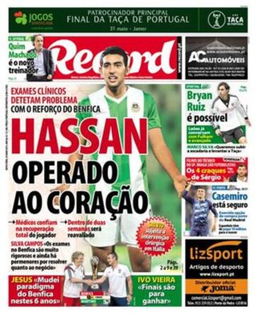 Portadas de la prensa deportiva