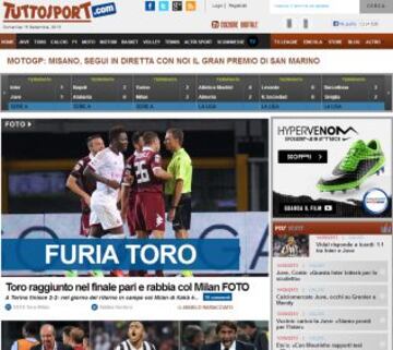 Portadas de la prensa extranjera