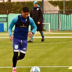Zaracho trabajó a la par y jugaría ante Boca